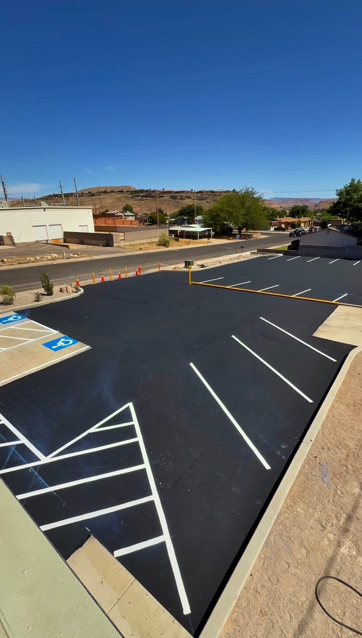 Best Striping Contractors Method Angled or Straight Stalls